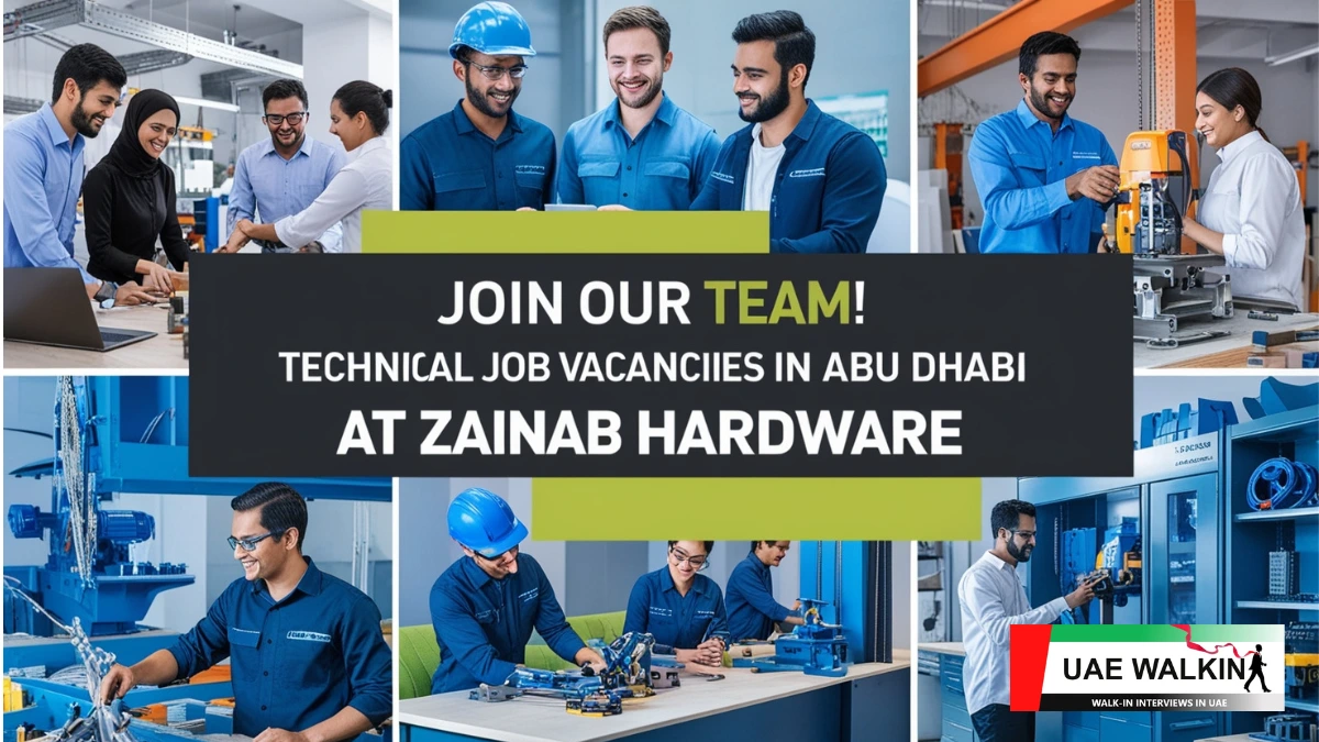 Technical Job Vacancies In Abu Dhabi | UAE Walkin