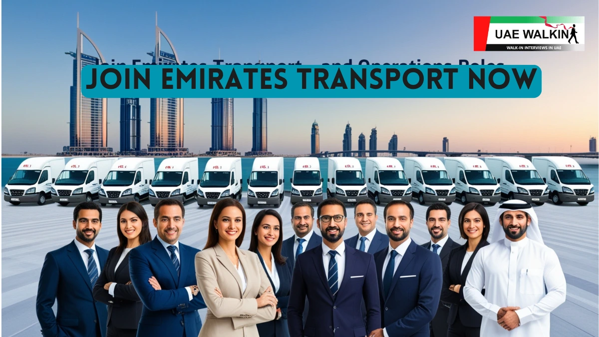 Senior Management And Operations Roles In UAE at Emirates transport | uaewalkin.com