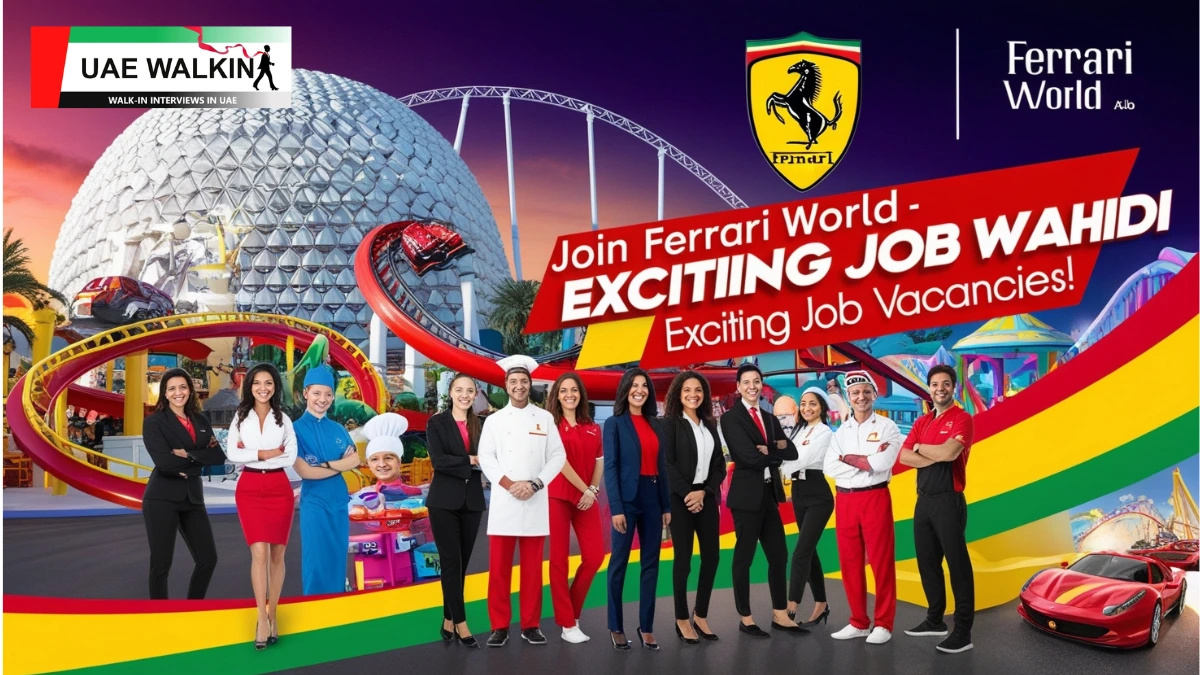 Ferrari World Job Vacancies | uaewalkin.com