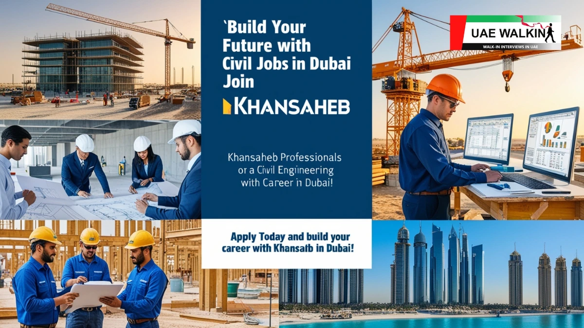 Civil Jobs In Dubai at Khansaheb | uaewalkin.com