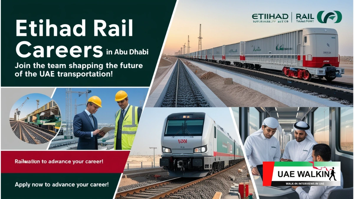 Engineer Jobs In Abu Dhabi at Etihad Rail | uaewalkin.com