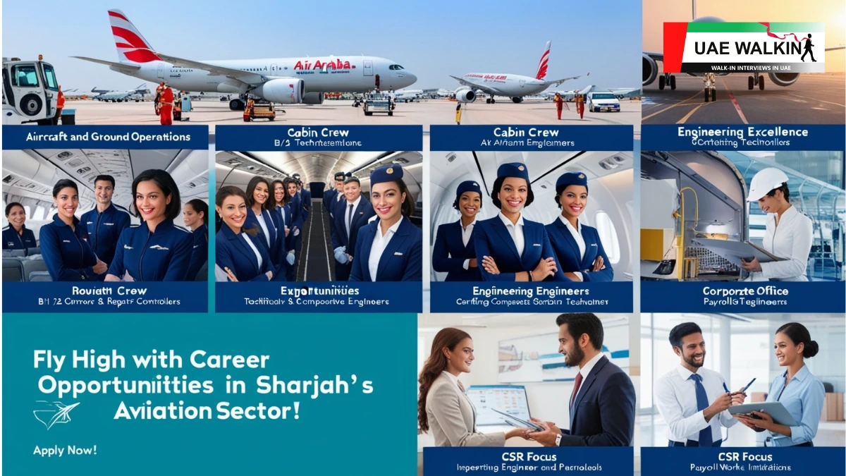 UAE Jobs Sharjah at Air Arabia | uaewalkin.com